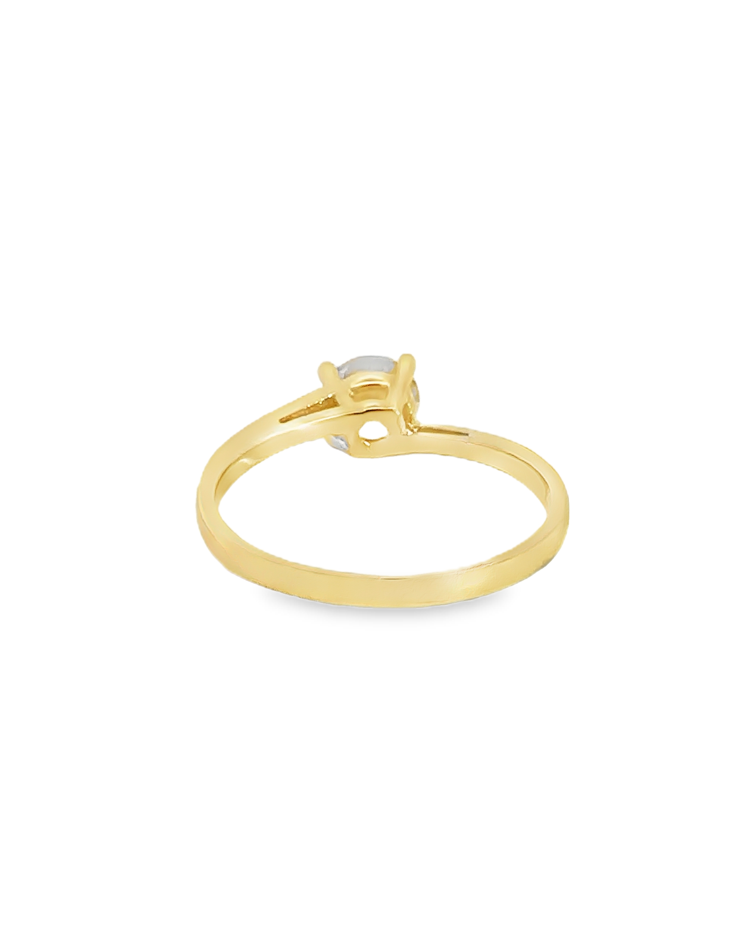 Rhodessa 18 Karat Yellow Gold Engagement Ring S-7.25