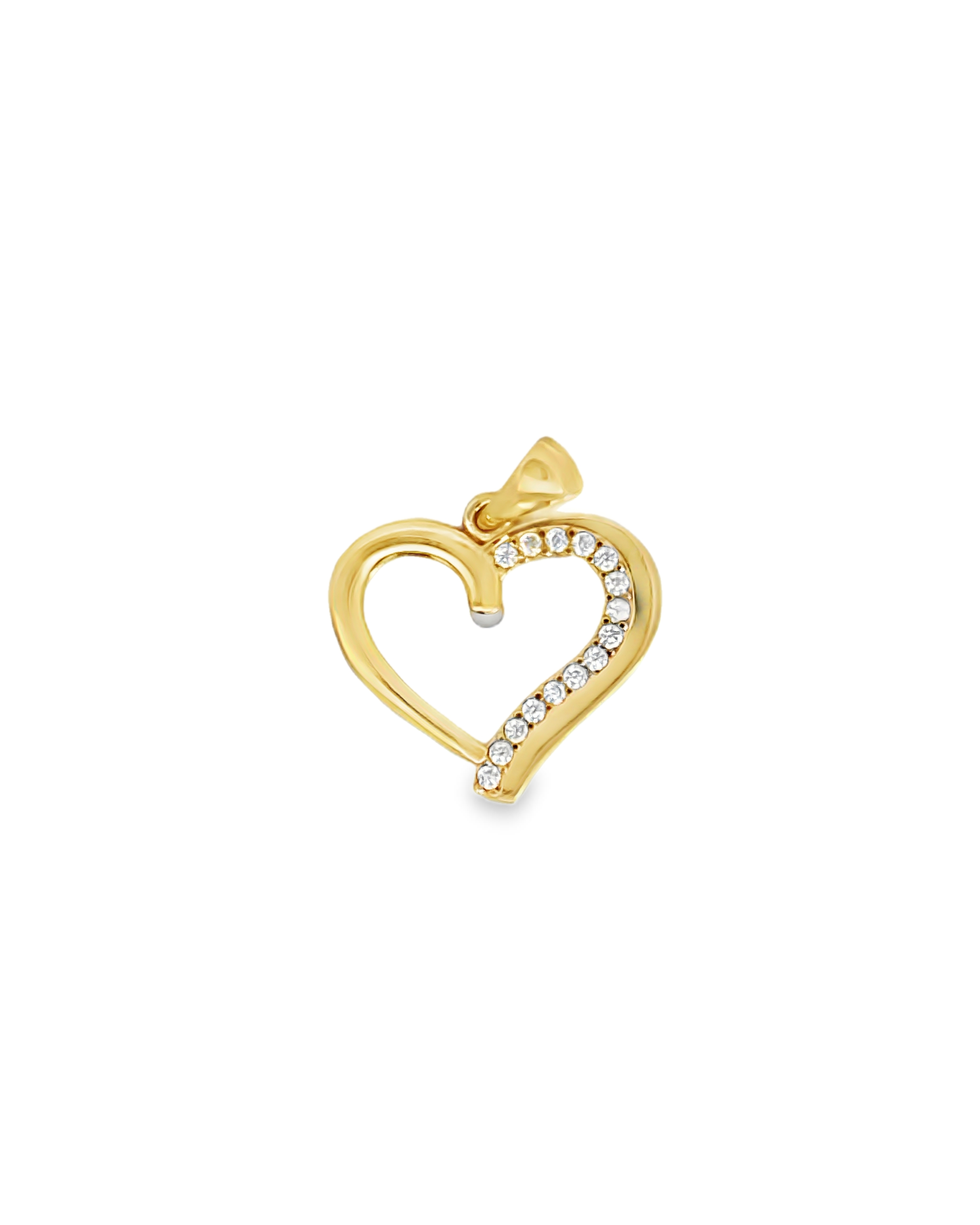 Kalliroi 18 Karat Yellow Gold Heart Pendant