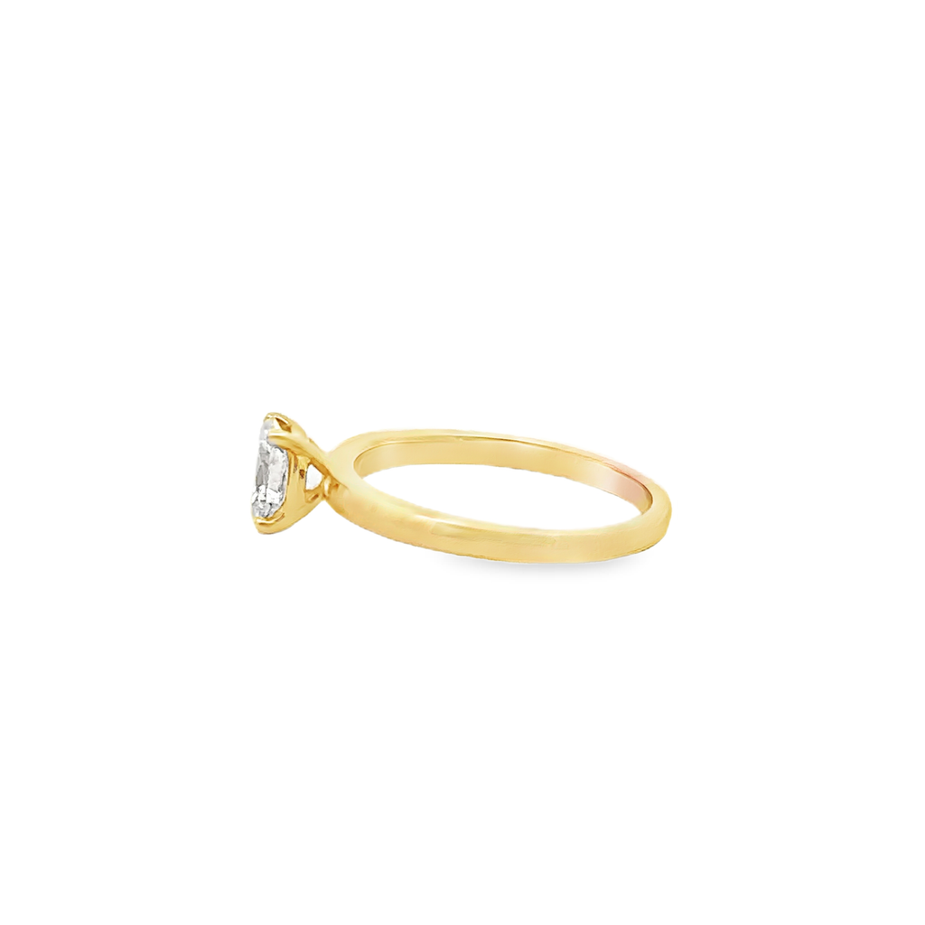 Euphrosyne Yellow Gold Engagement Ring .53 Carat