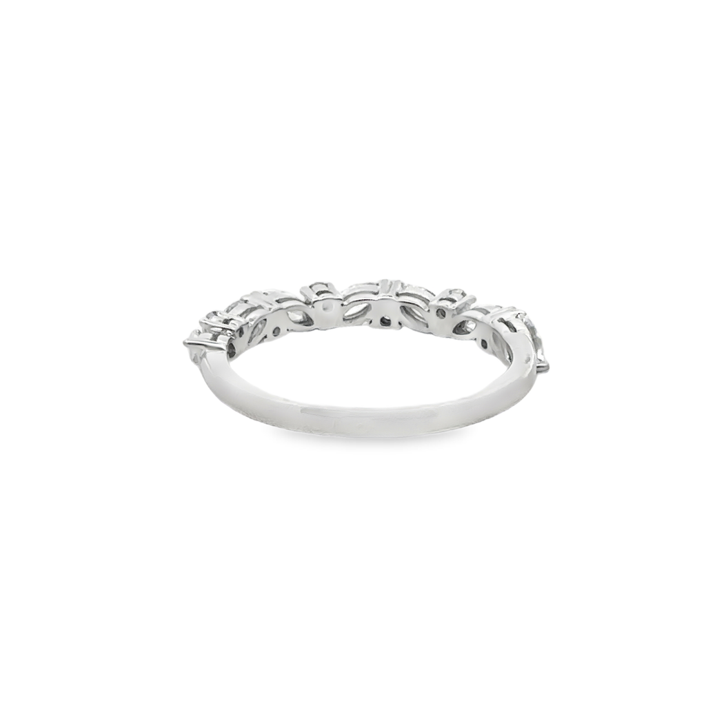 Gaia 14 Karat White Gold Half Eternity 13 Diamond - .62 Carat S-7
