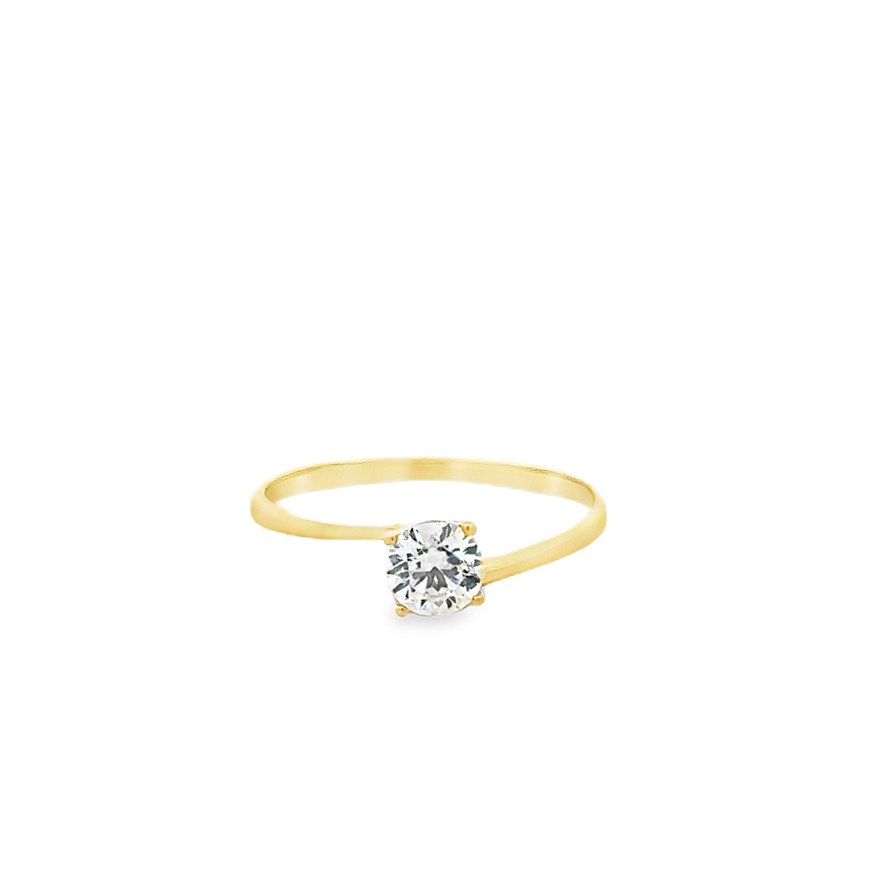 Melina 18 Karat Yellow Gold Engagement Ring S-7.5