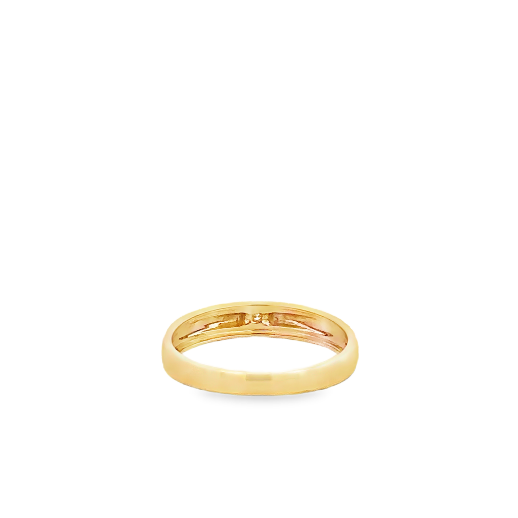 Acantha 18 Karat Yellow Gold Wedding Ring 1 Diamond - .031 Carat  S-5.5