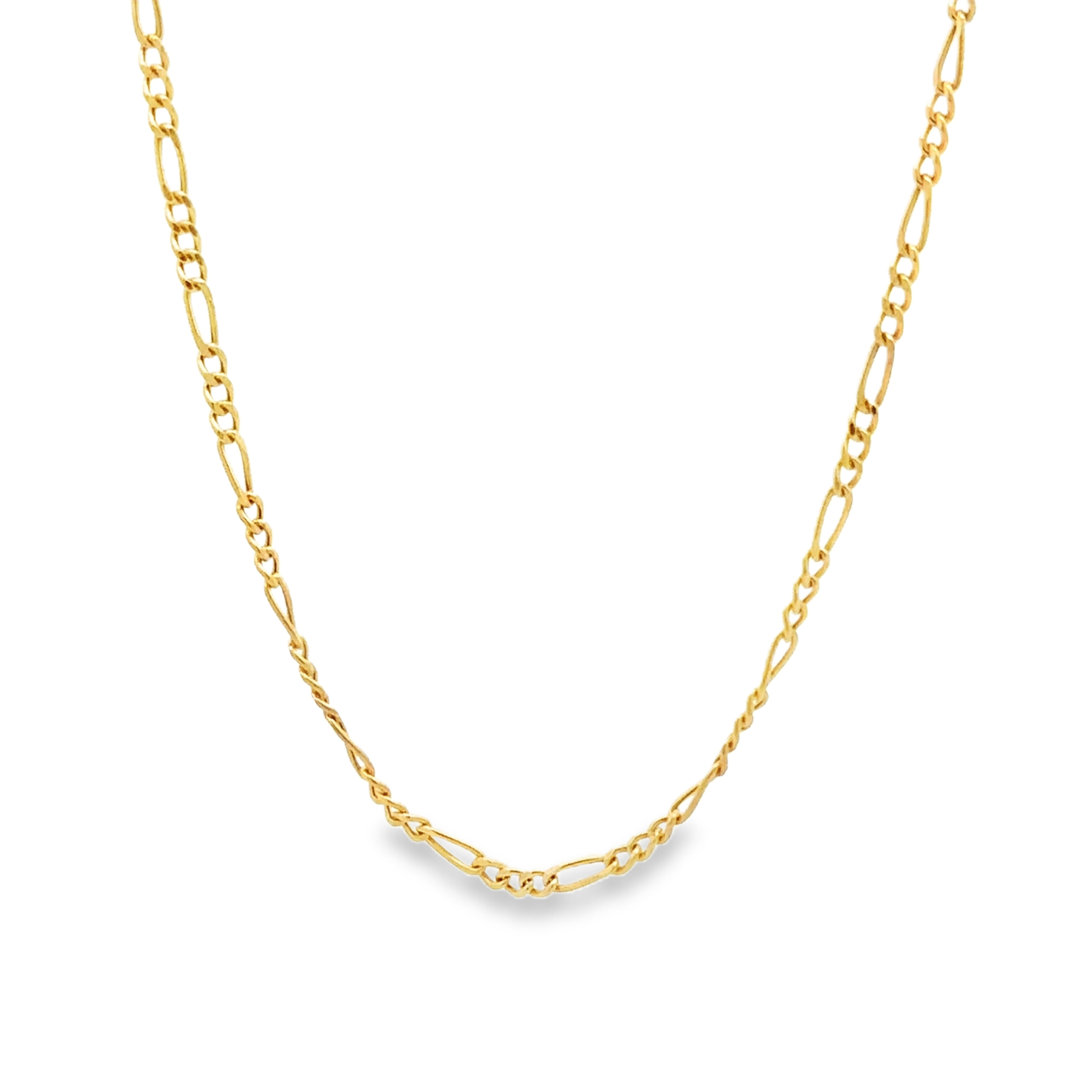 Nyssa 18 Karat Yellow Gold Figaro Chain 20 Inch