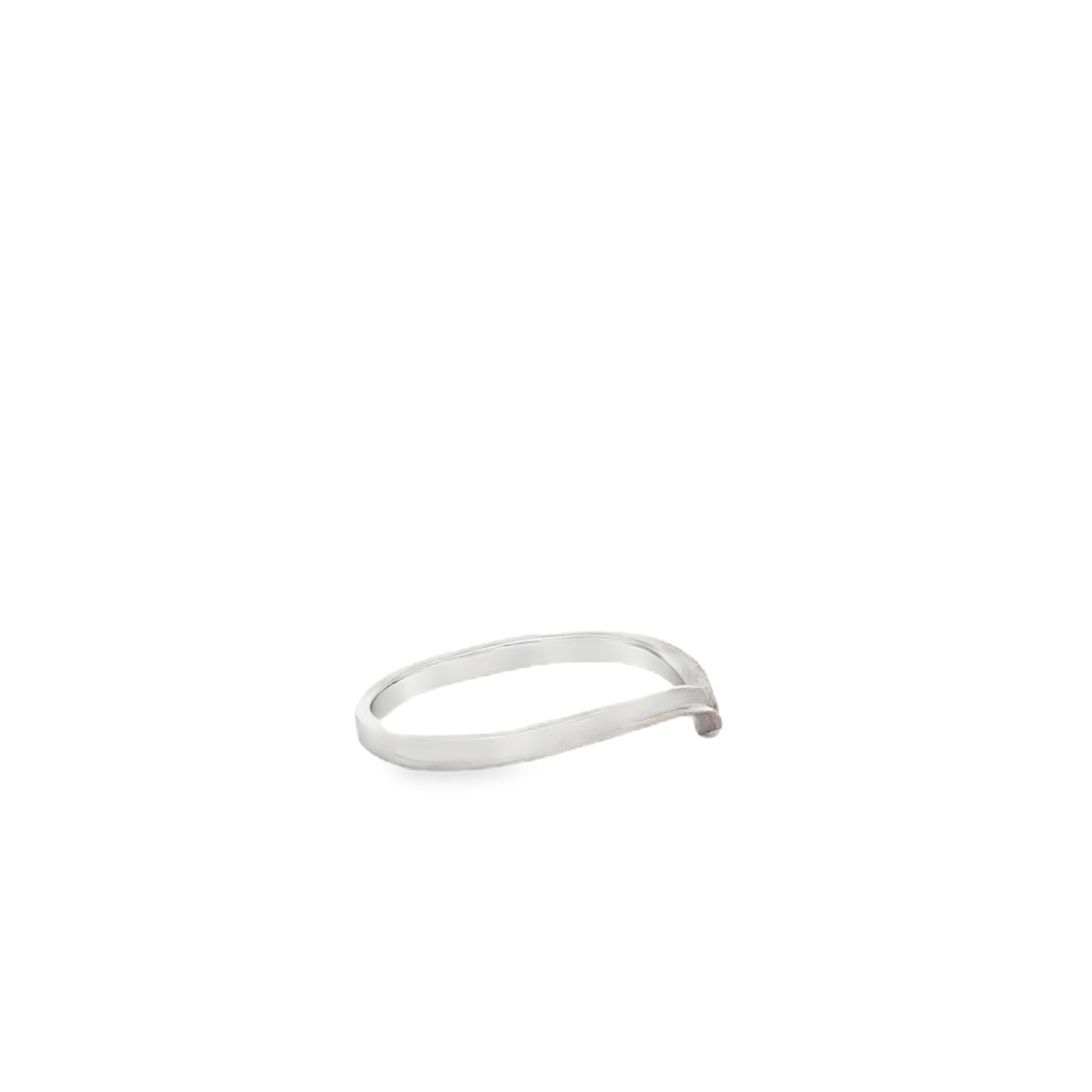 Chrysa Wedding Ring in 18K Two-Tone Gold with Platinum (Size 6)