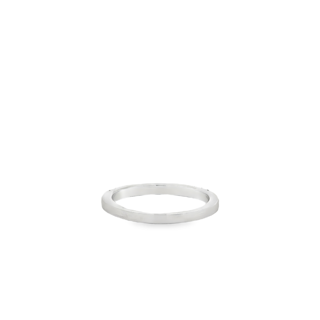 Thalía 14 Karat White Gold Half Eternity Ring 13 Diamond - .25 Carat S-7