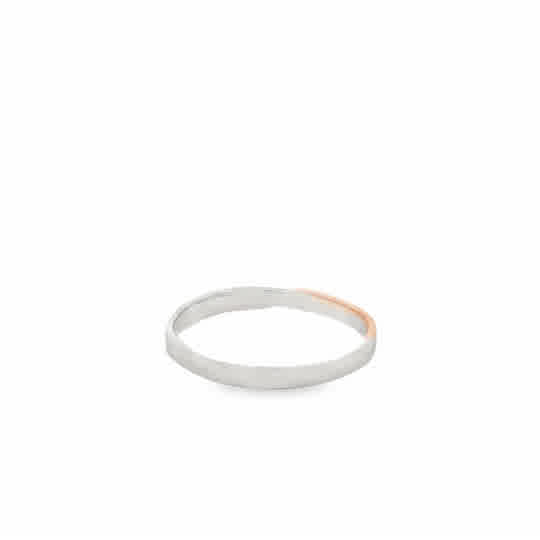 Elara 14 Karat Yellow Gold Wedding Ring Matt Design S-6