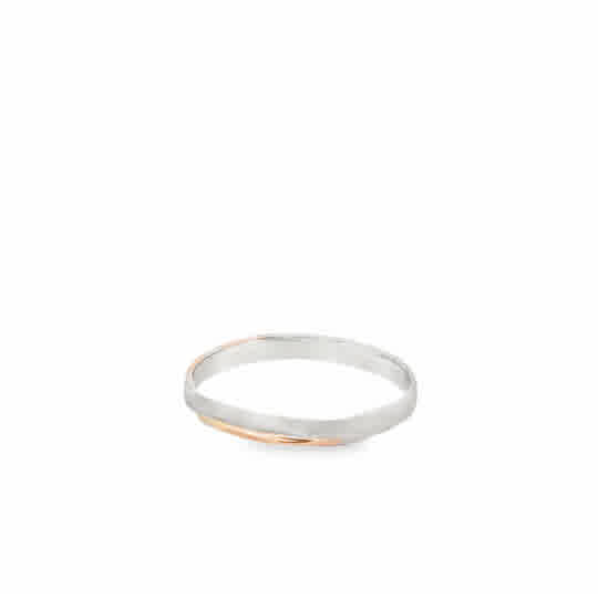 Elara 14 Karat Yellow Gold Wedding Ring Matt Design S-6