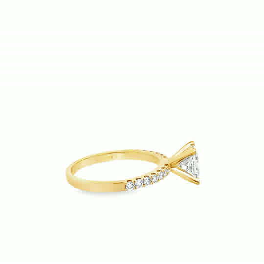 Anastasia 18 Karat Yellow Gold Ring Diamond 14.26 Carats