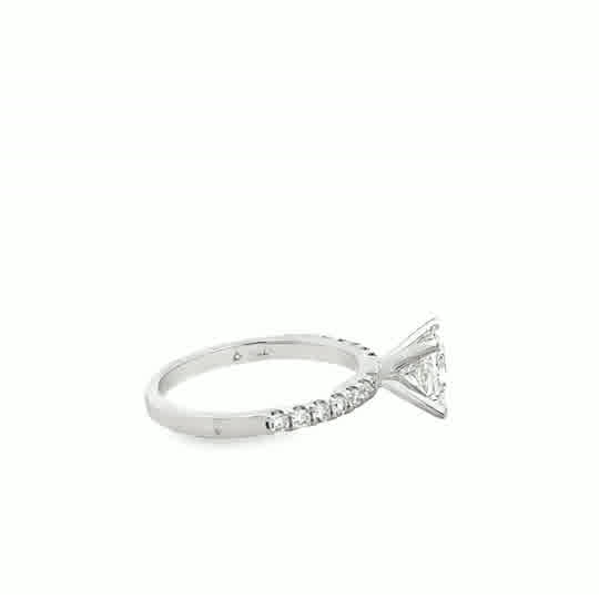 Kaelani 18 Karat White Gold Diamond Ring
