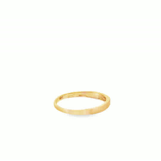 Lavinia 18 Karat Yellow Gold Wedding Ring .015 Carat S-8