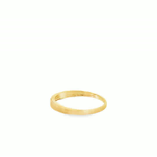 Lavinia 18 Karat Yellow Gold Wedding Ring .015 Carat S-8