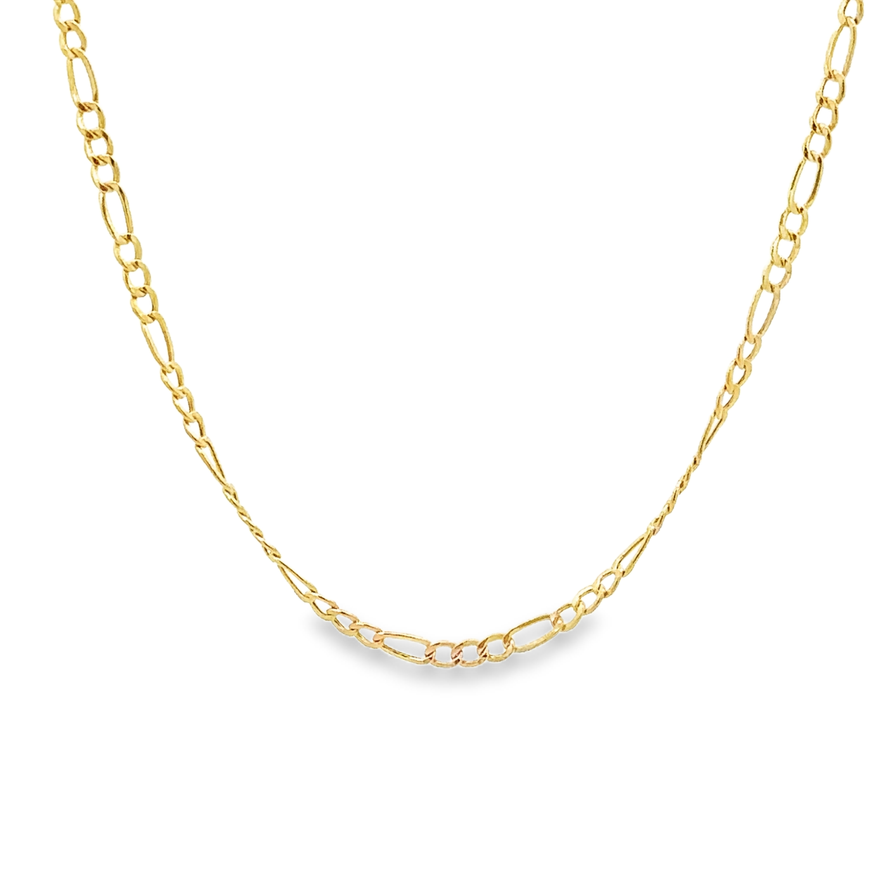 Arabella  Figaro Chain Necklace in 14K Yellow Gold, 20 inches