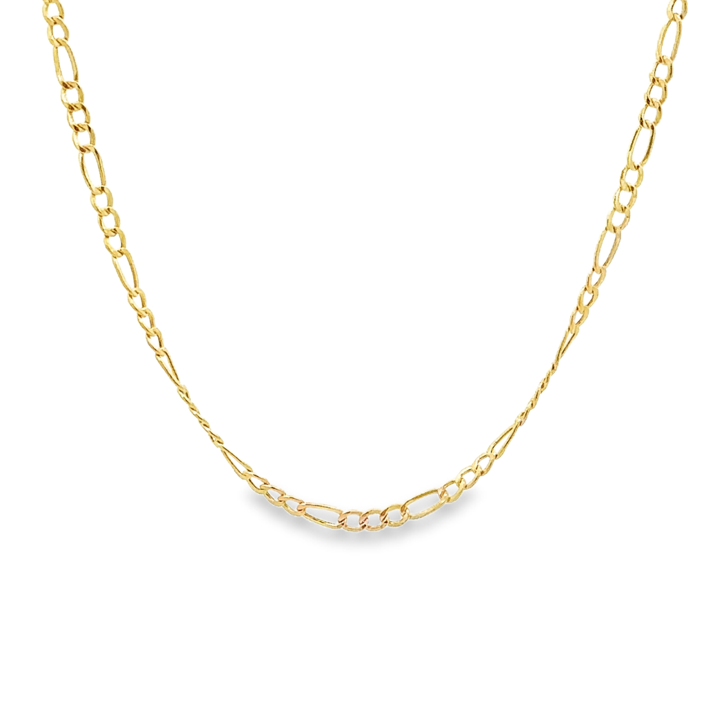 Arabella  Figaro Chain Necklace in 14K Yellow Gold, 20 inches