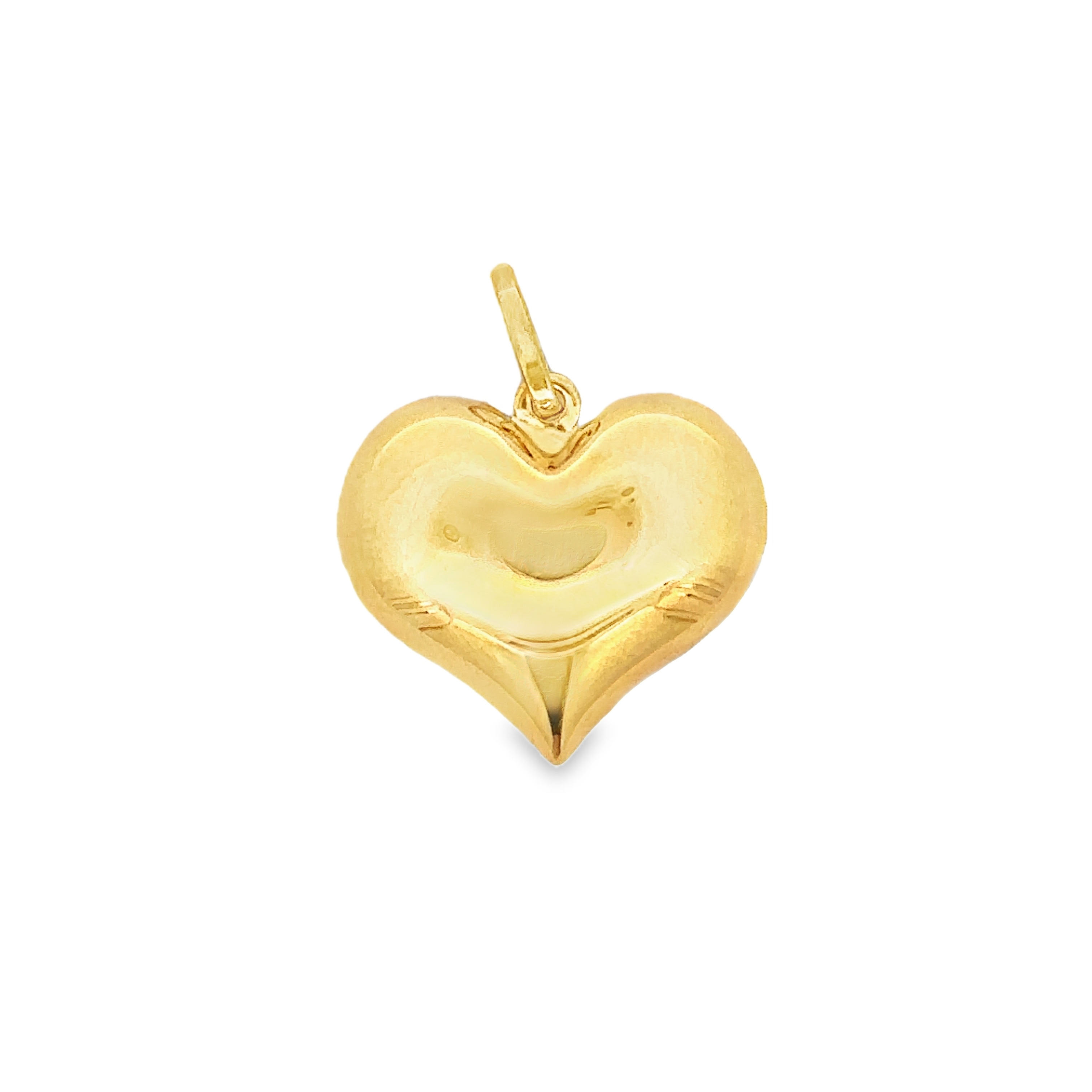 Eos Pop Heart Pendant in 18K Two-Tone Gold