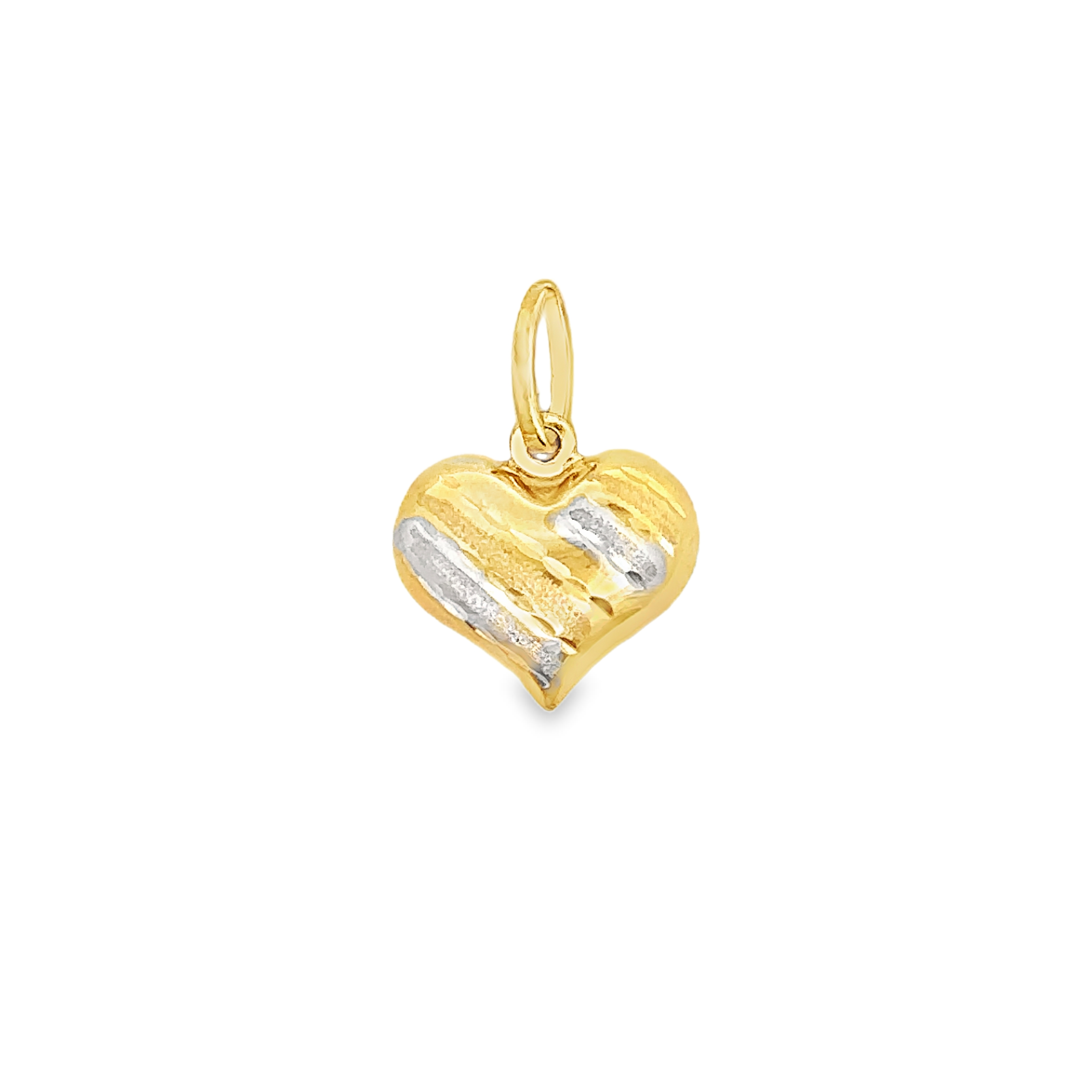 Luminaire Pop Heart Pendant in 18K Two-Tone Gold