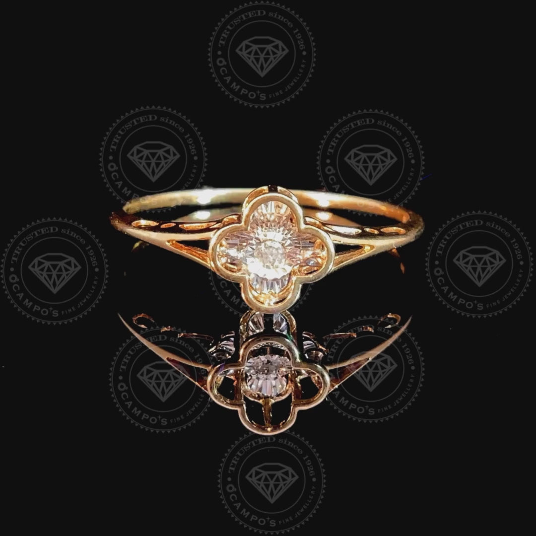 Ysabelle Dancing Diamond Ring