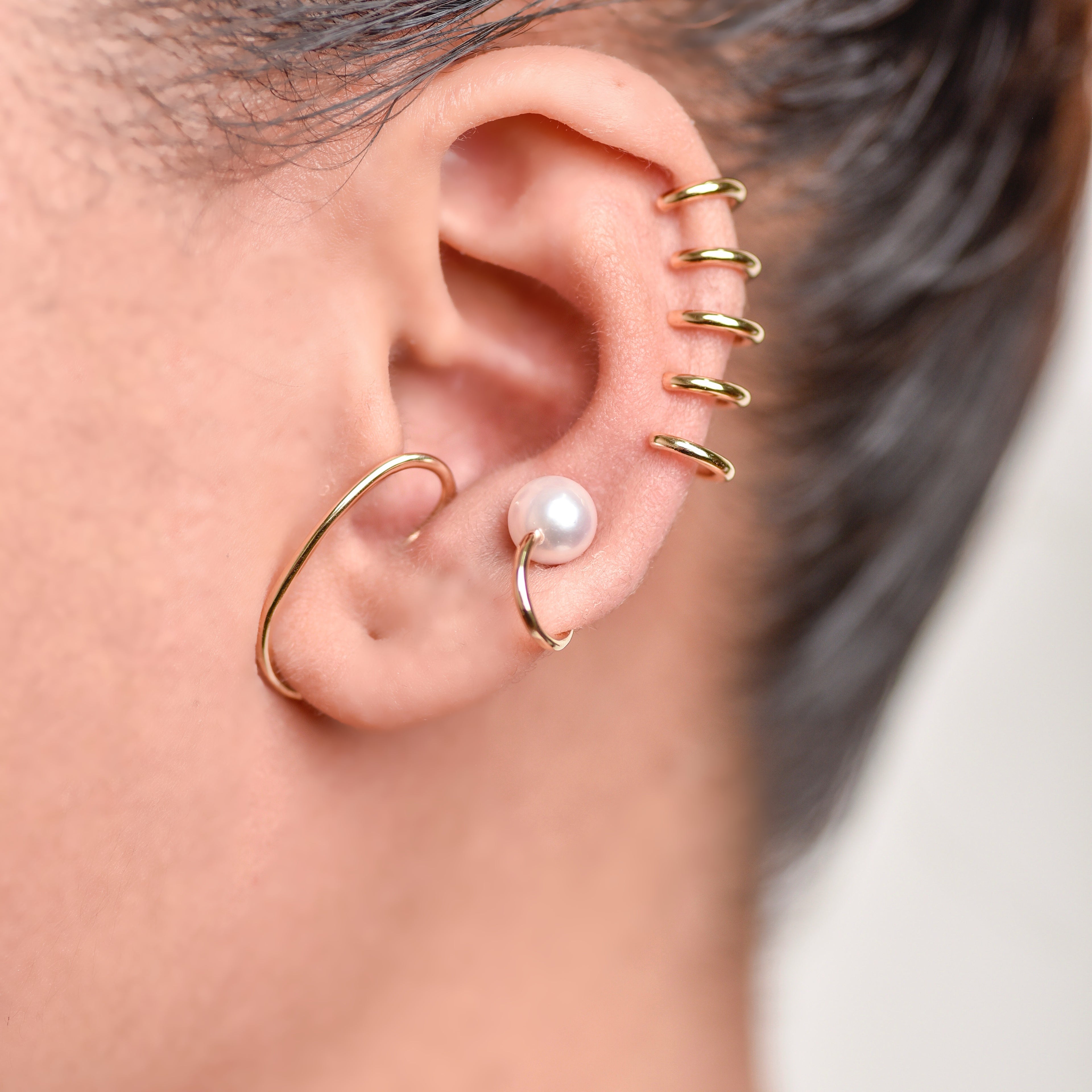 Kaori 10k Yellow Gold Ear Cuff | Ocampo's Fine Jewellery