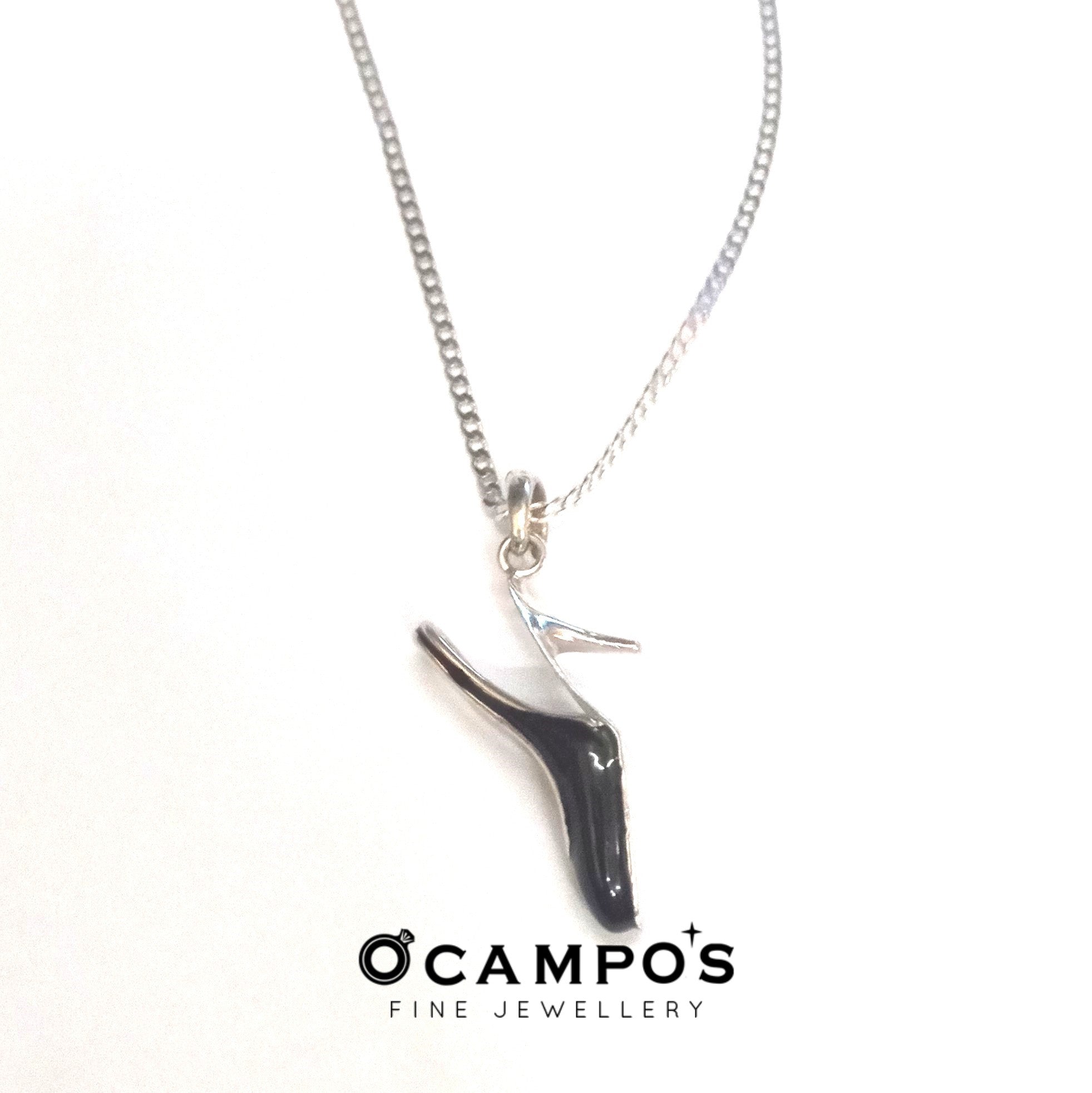 Arianna Shoe 14K White Gold Pendant | Ocampo's Fine Jewellery