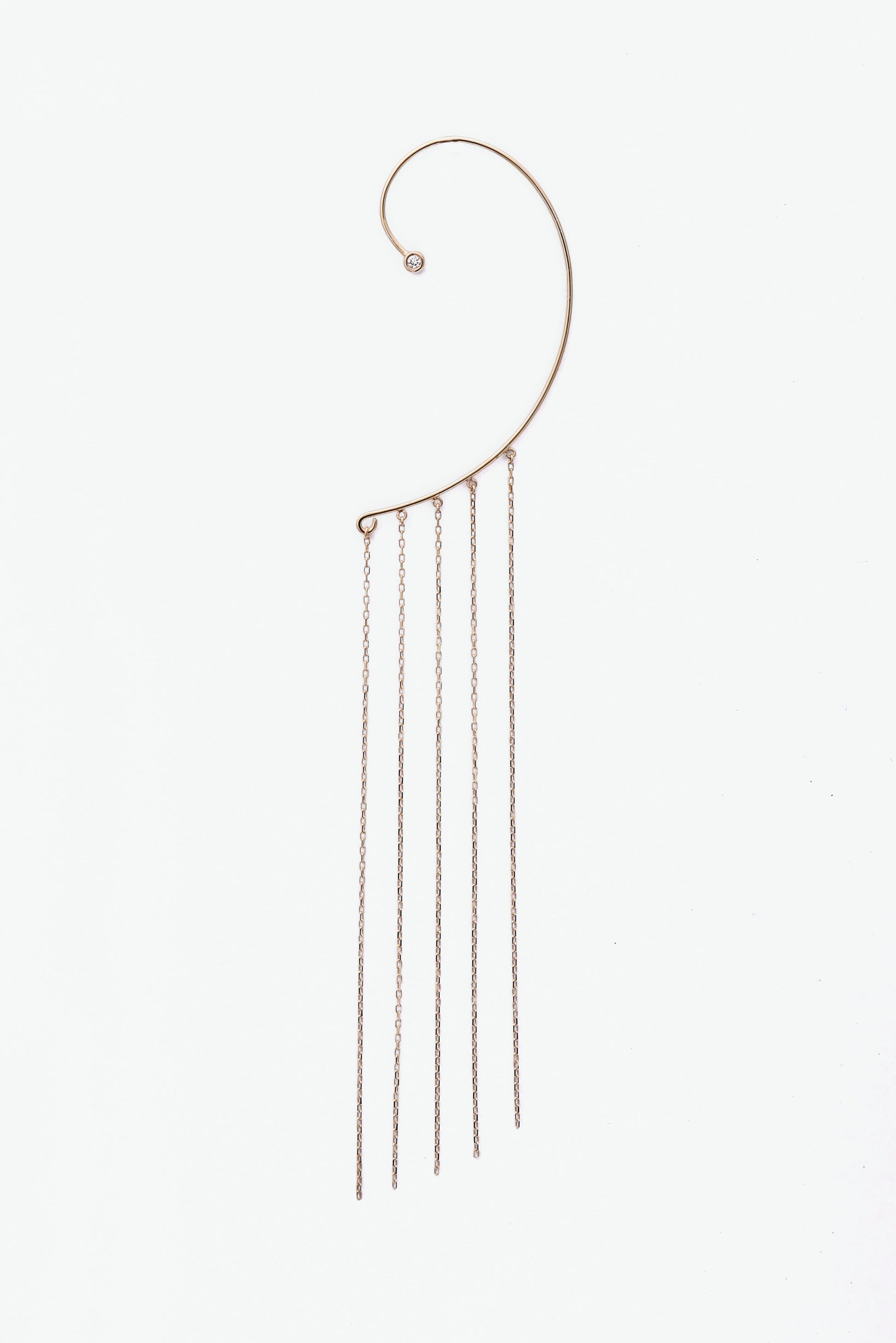 Ena 10k Yellow Gold Dangling Earrings | Ocampo's Fine Jewellery
