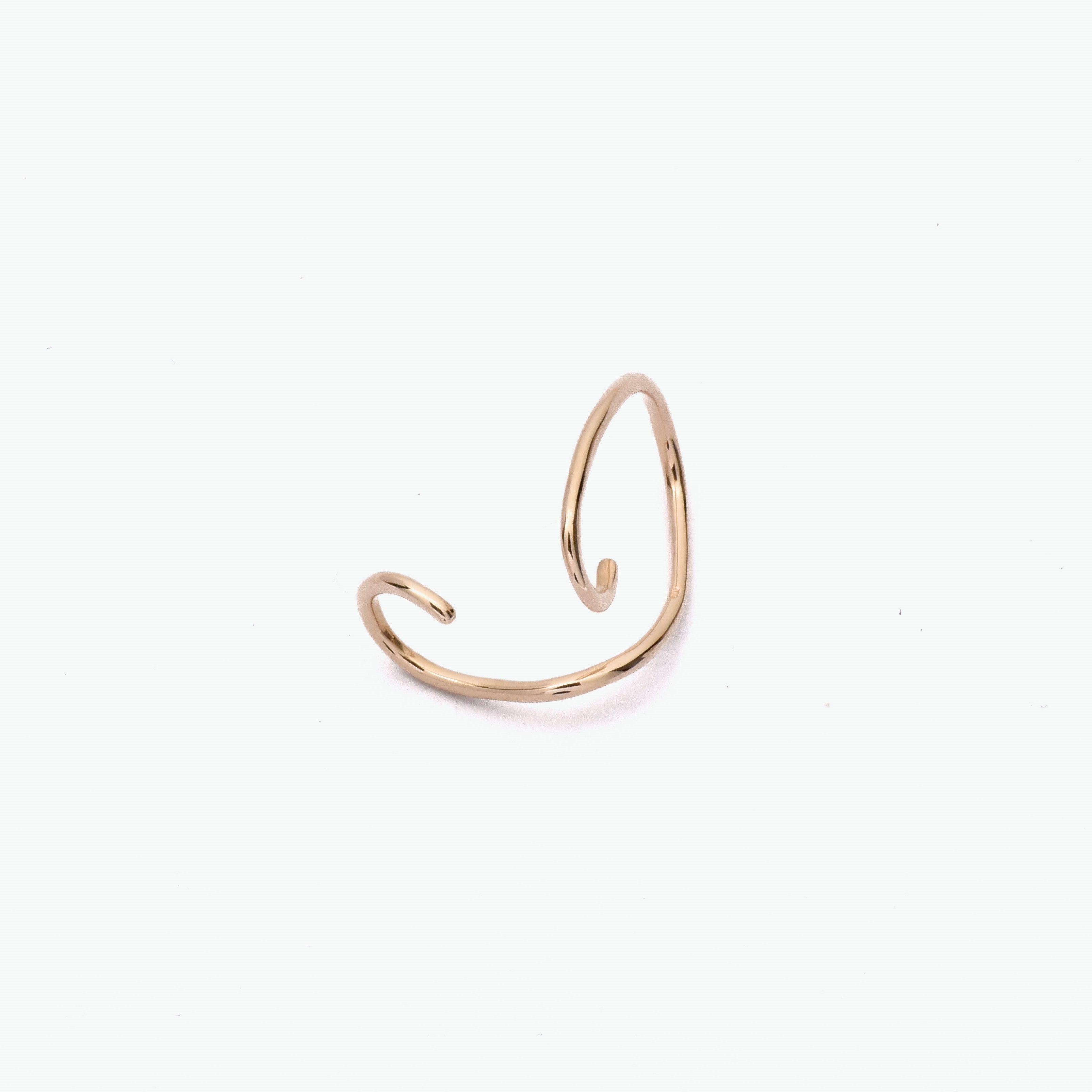 Hajime 10K Yellow Gold Ear Cuff | Ocampo's Fine Jewellery