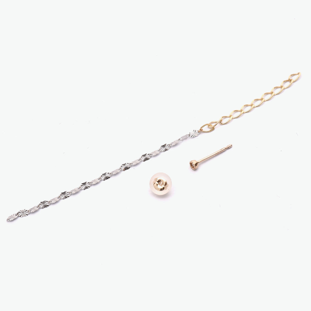 Kishi 10k Two-tone Gold Detachable Dangling Diamond Earring | Ocampo's Fine Jewellery