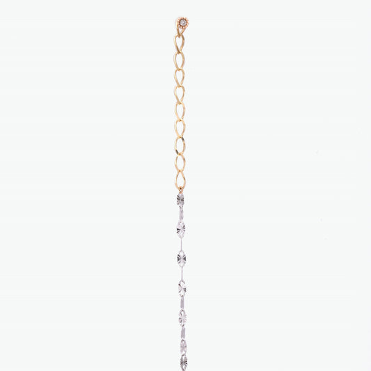Kishi 10k Two-tone Gold Detachable Dangling Diamond Earring | Ocampo's Fine Jewellery