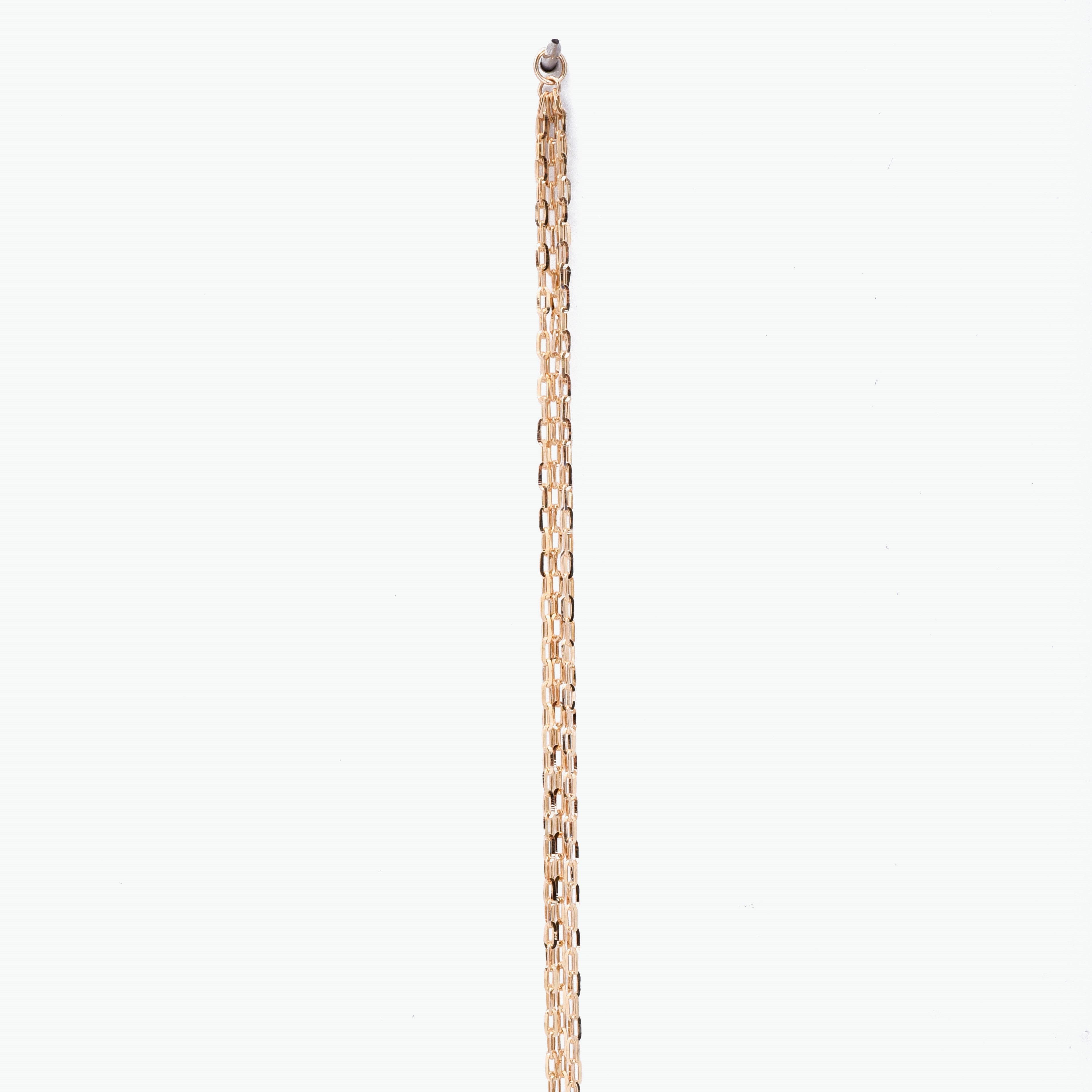 Hiraku 10k Yellow Gold Dangling Earrings | Ocampo's Fine Jewellery