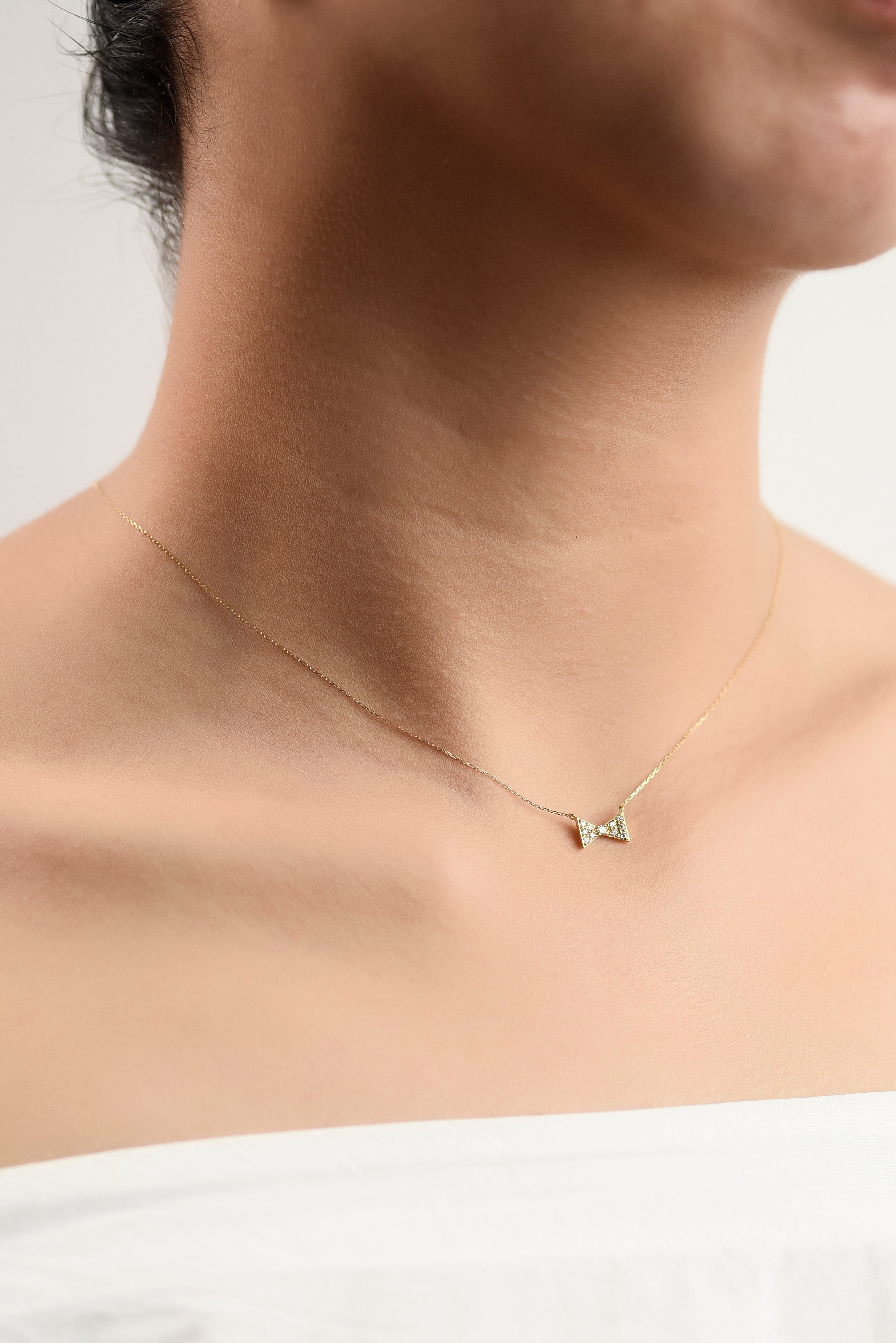 Tia 18k Gold Diamond Necklace | Ocampo's Fine Jewellery