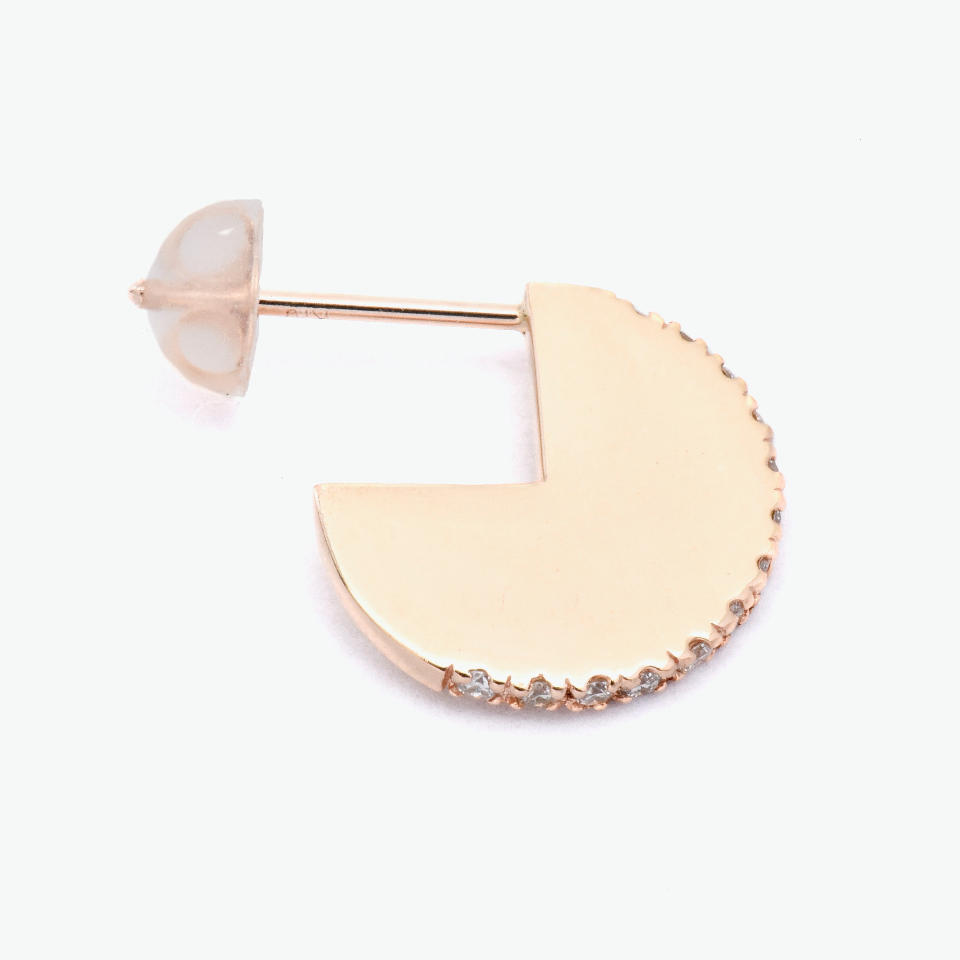 Emiko 10k Yellow Gold Diamond Stud Earrings | Ocampo's Fine Jewellery